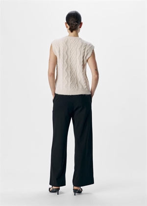 Dallas milo lo knit vest White Sand Object 